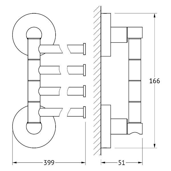 Полотенцедержатель Artwelle HAR 025