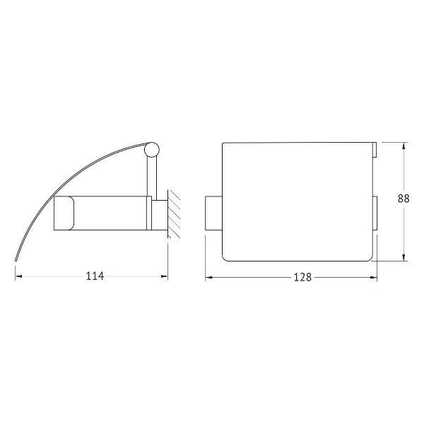 Держатель для туалетной бумаги Artwelle 8326