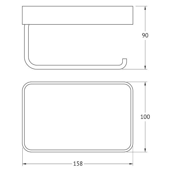 Держатель для туалетной бумаги Artwelle 8336