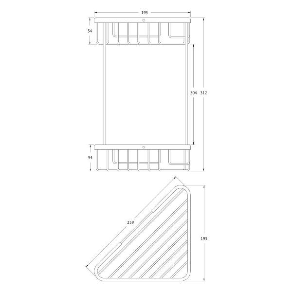 Полочка-решетка Artwelle 4129