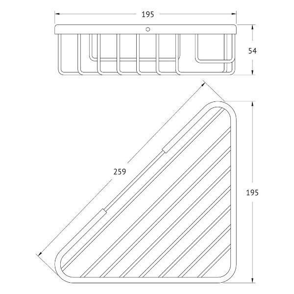 Полочка-решетка Artwelle 4119