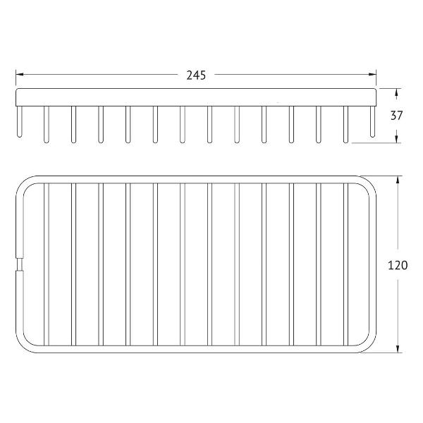 Полочка-решетка Artwelle 4101