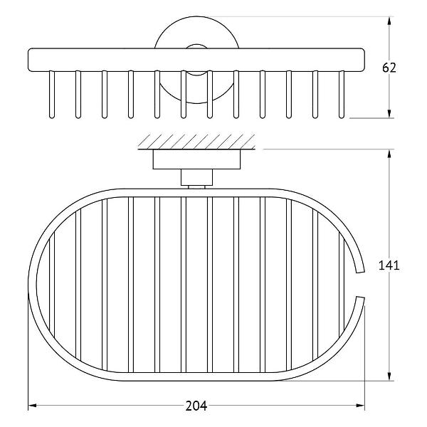 Полочка-решетки Artwelle HAR 018
