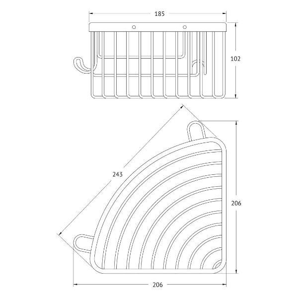 Полочка-решетка Artwelle 4133