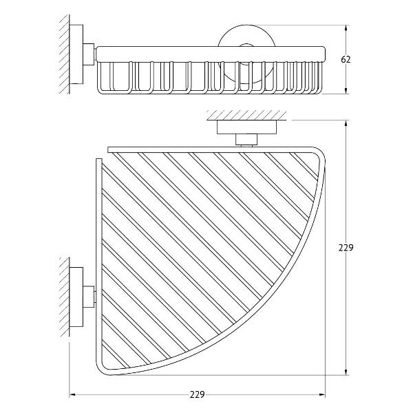 Полочка-решетки Artwelle HAR 021
