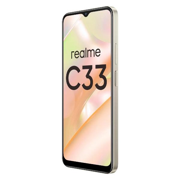 Смартфон realme С33 4/128GB золотой