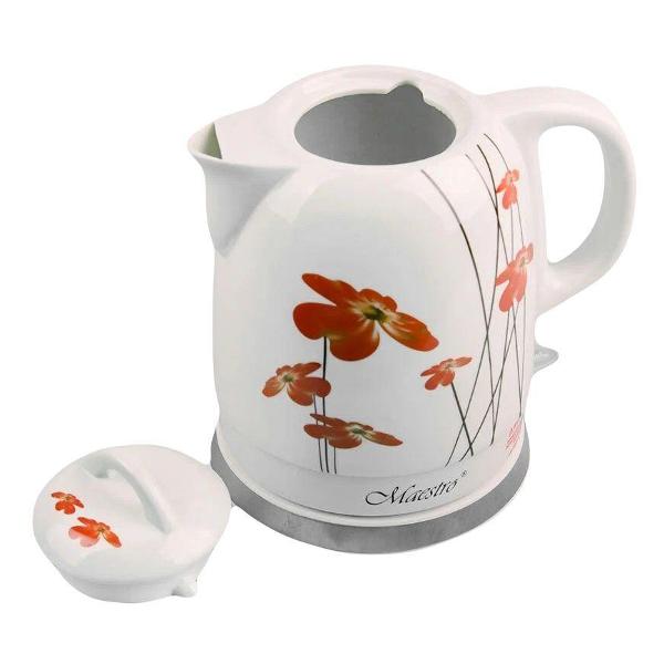 Электрочайник Маэстро MR-066-RED-FLOWERS