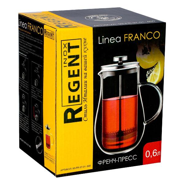 Френч-пресс 0.6 л REGENT inox FRANCO