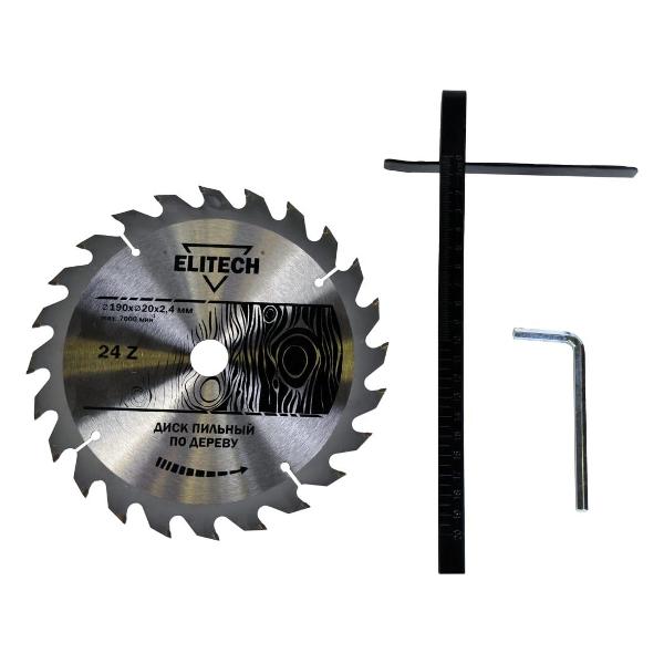 Электропила циркулярная Elitech ДМ ПД 190 (E2206.011.00)