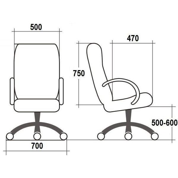 Кресло компьютерное Евростиль Атлант XL0401
