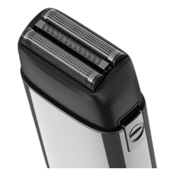 Профессиональный шейвер, электробритва DiBiDi PRO LEVEL, роторный, встроенный триммер, LED-экран, время работы 120 минут, Серебристый