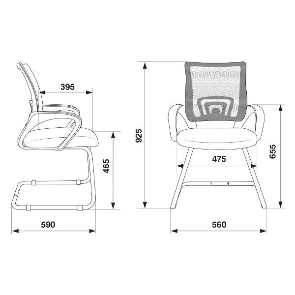 Кресло кожаное Бюрократ CH-695N-AV/OR/TW-11