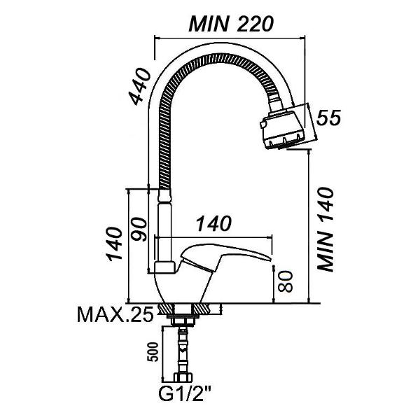 Смеситель Wisent W53215