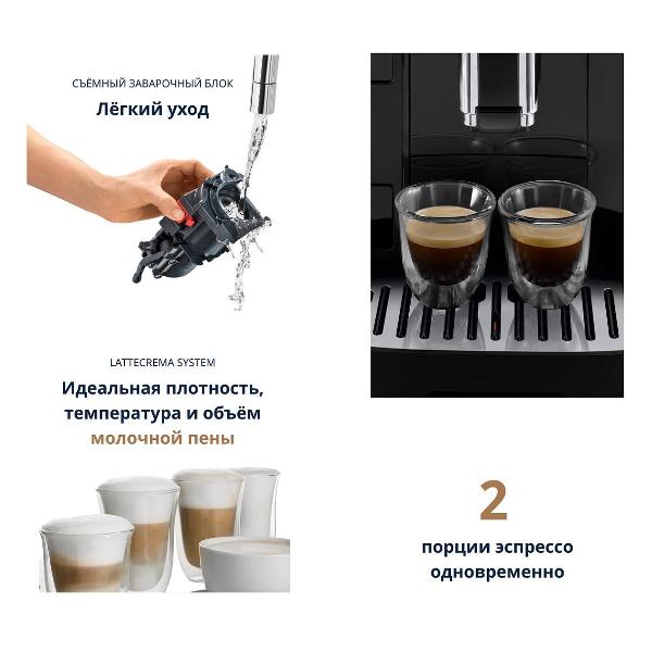 Кофемашина автоматическая DeLonghi ECAM290.61.B