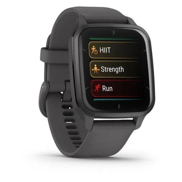 Часы с GPS трекером Garmin Venu Sq 2 Gray Slate