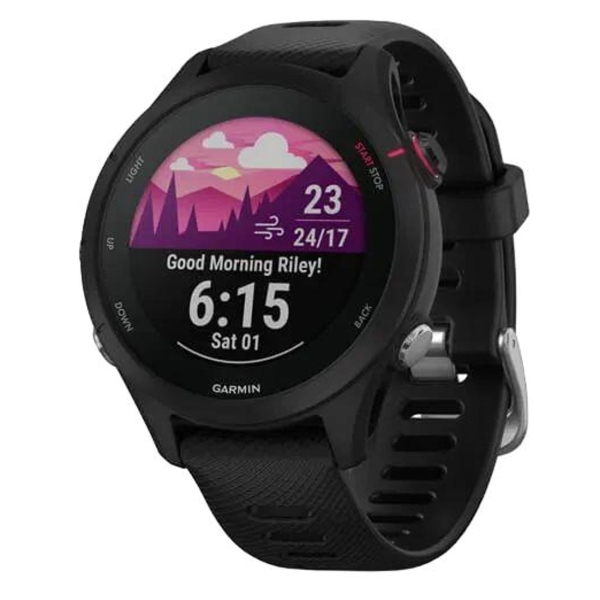 Часы с GPS трекером Garmin Forerunner 255S Music черный