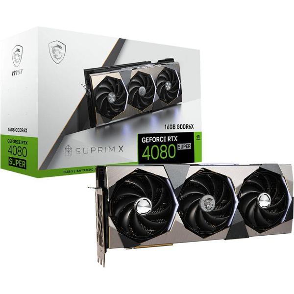 Видеокарта MSI NVIDIA GeForce RTX 4080 SUPER 16G SUPRIM X