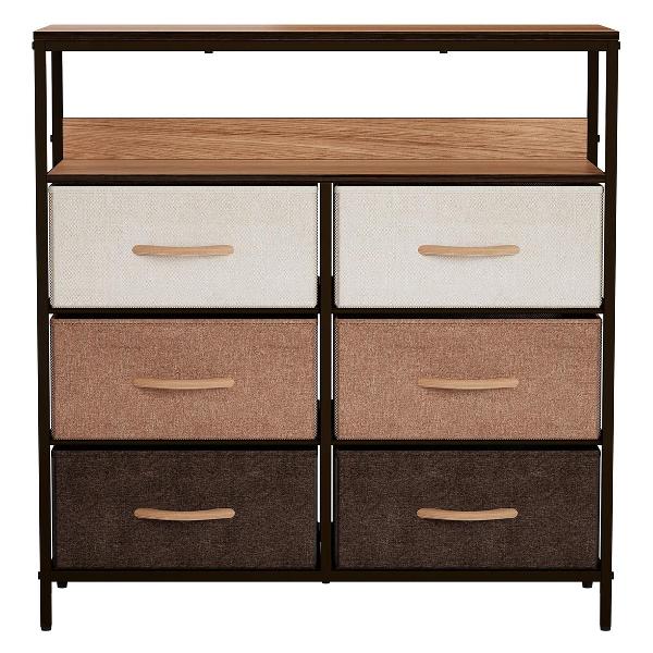 Комод бельевой Leset Локи 6 с полкой