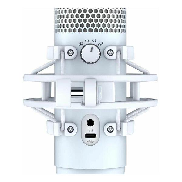 Игровой микрофон для компьютера HyperX QuadCast S серый