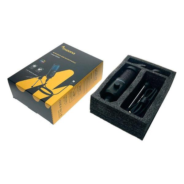 Игровой микрофон для компьютера Maono AU-PM461TR черный