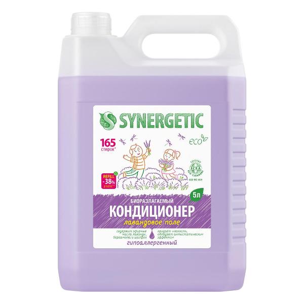 Кондиционер для белья Synergetic Лавандовое поле 5 л 165 стирок фото