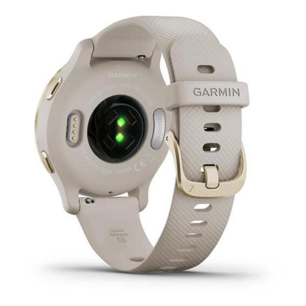 Часы с GPS трекером Garmin Venu 2S Light золотой