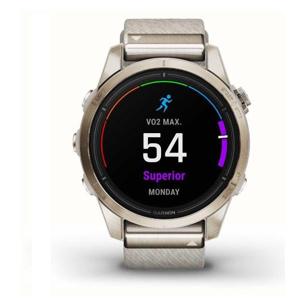 Часы с GPS трекером Garmin Epix Pro (Gen 2) Sapphire золотой