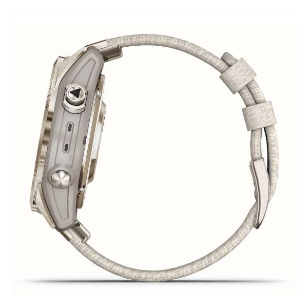 Часы с GPS трекером Garmin Epix Pro (Gen 2) Sapphire золотой