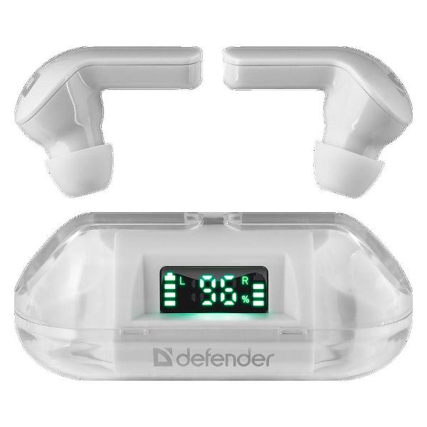 Наушники True Wireless Defender Twins 916 белый
