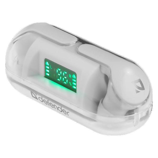 Наушники True Wireless Defender Twins 916 белый