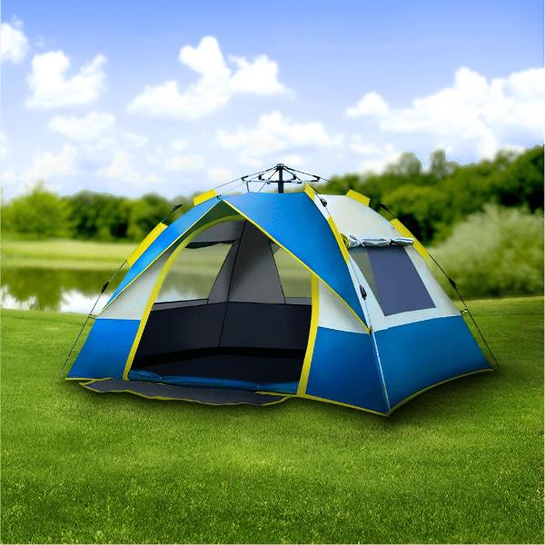 Палатка туристическая HOMIUM трехместная N04 Blue