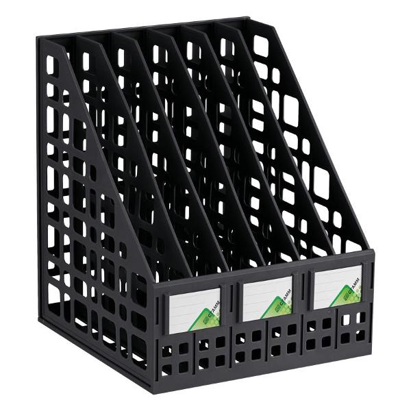 Лоток канцелярский СТАММ ЛТВ-63726/ЛТ87 черный