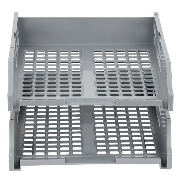 Лоток канцелярский СТАММ ЛТГ-63792/ЛТ101 серый