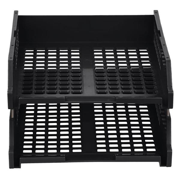 Лоток канцелярский СТАММ ЛТГ-63793/ЛТ102 черный