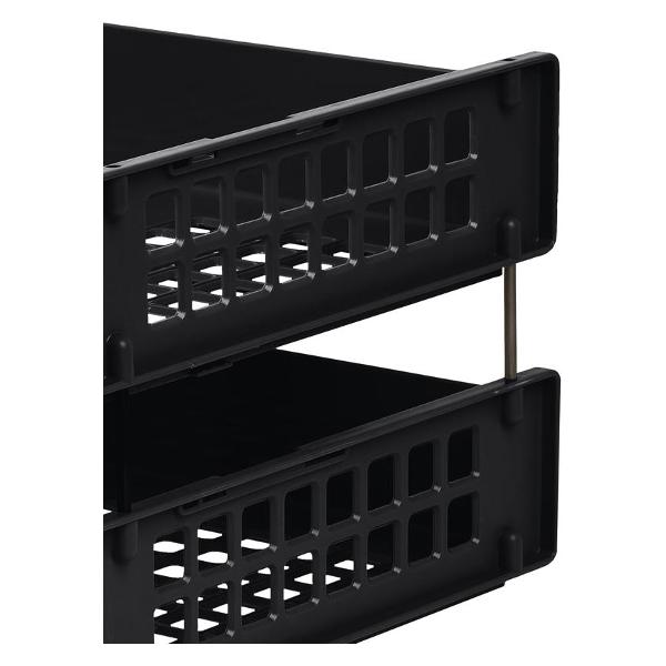 Лоток канцелярский СТАММ ЛТГ-63793/ЛТ102 черный