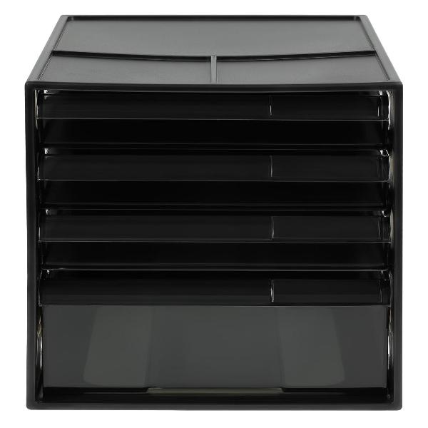 Лоток канцелярский СТАММ ЛТГ-30863 черный