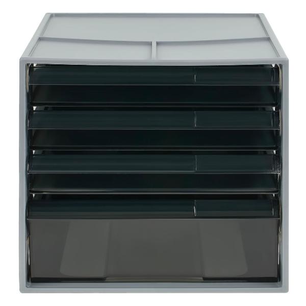 Лоток канцелярский СТАММ ЛТГ-30864 серый