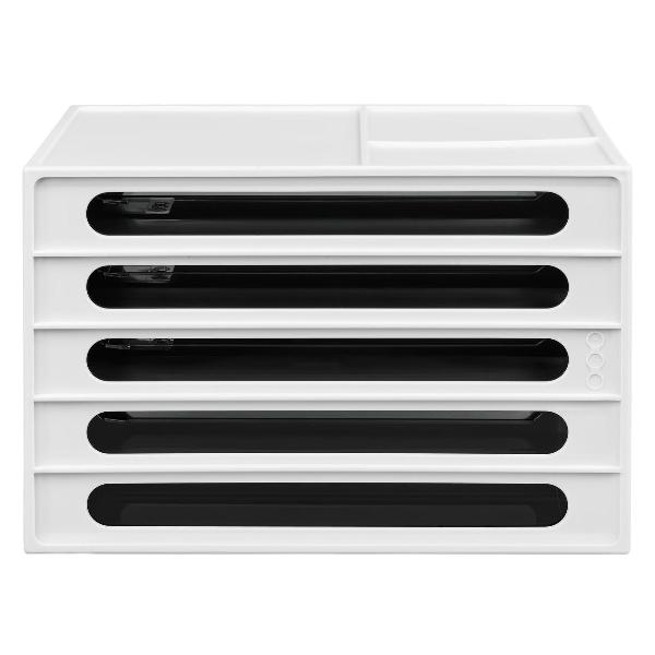 Лоток канцелярский СТАММ ЛТГ-30865 белый