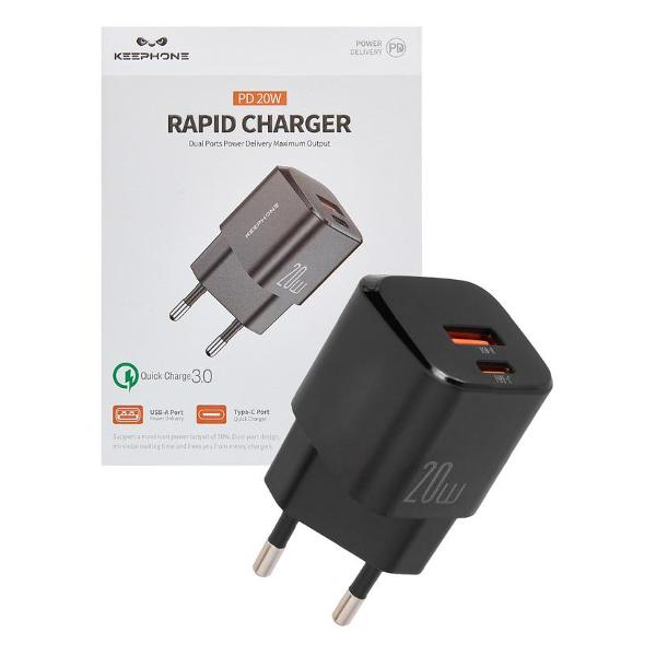 Зарядное устройство Keephone для iPhone 15 Plus фото