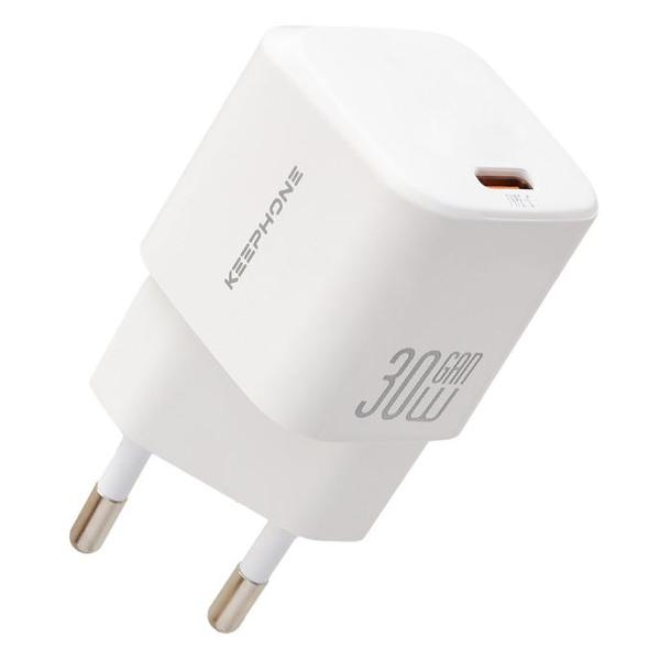 Зарядное устройство Keephone Type-C PD 30W GaN Wall Charger White