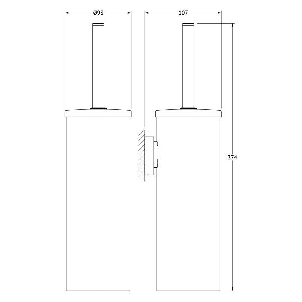 Туалетный ерш с крышкой Artwelle HAR 053