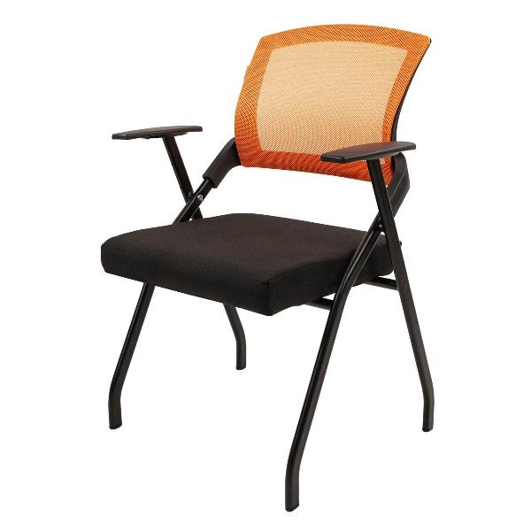 Конференц кресло Chairman NEXX Black оранжевый