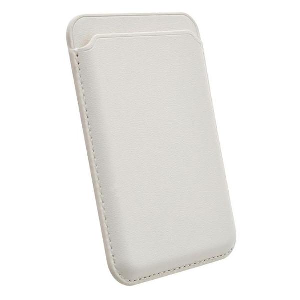 Картхолдер для телефона Leather Co. для iPhone 12 Pro Max белый