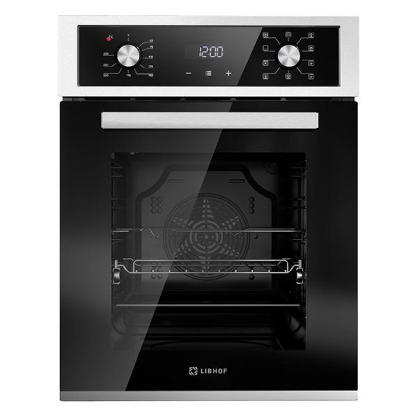 Духовой шкаф встраиваемый Libhof DSN-5091BS black-silver фото