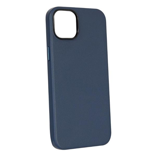 Чехол для смартфона, телефона Leather Co. для iPhone 15 темно-синий фото