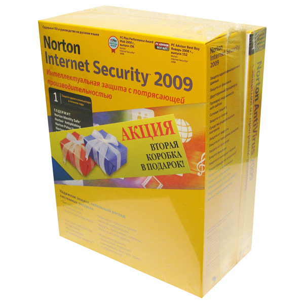 Антивирус Медиа Norton Int.Sec./Antivir2009