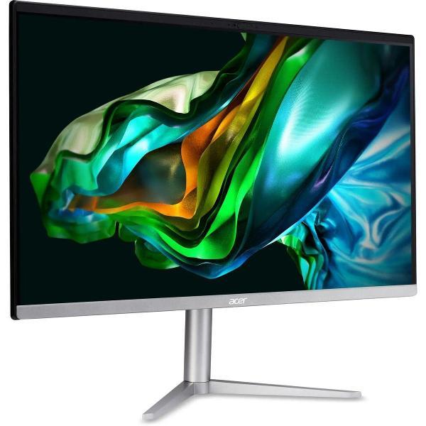 Моноблок Acer Aspire C24-1300, 23.8", AMD Ryzen 3 7320U, 8ГБ, 256ГБ SSD,  AMD Radeon Graphics, Eshell, черный [dq.bkrcd.001]