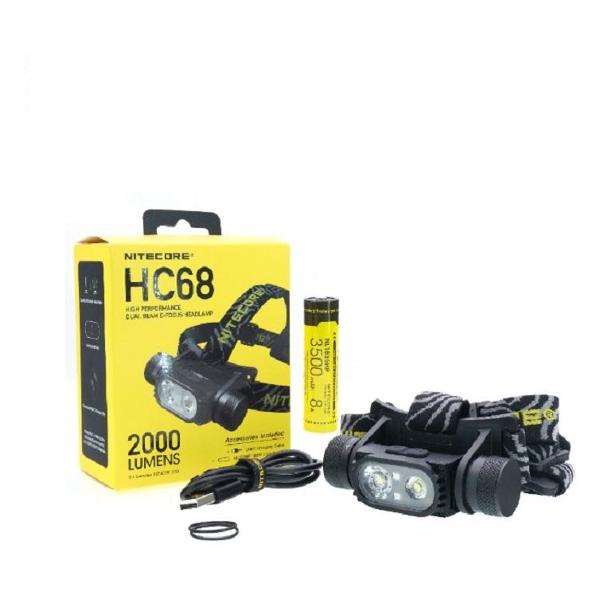 Фонарь налобный Nitecore HC68