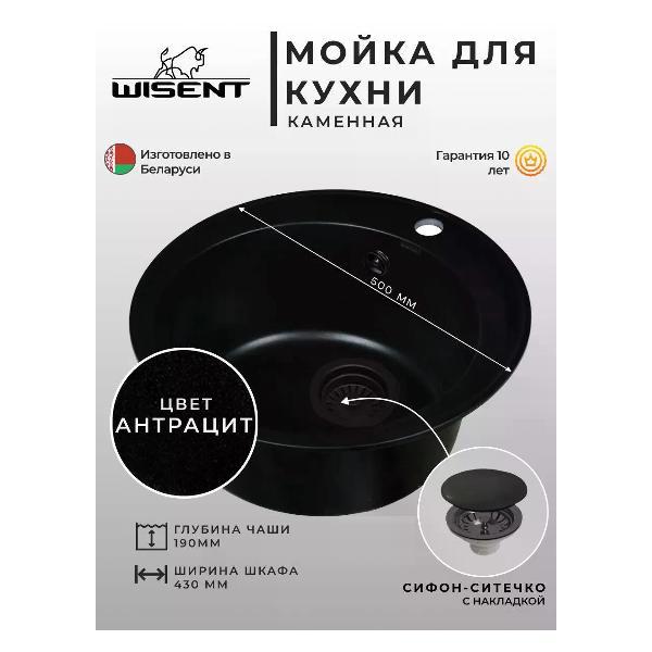 Раковина для кухни Wisent MWR510-26 An фото