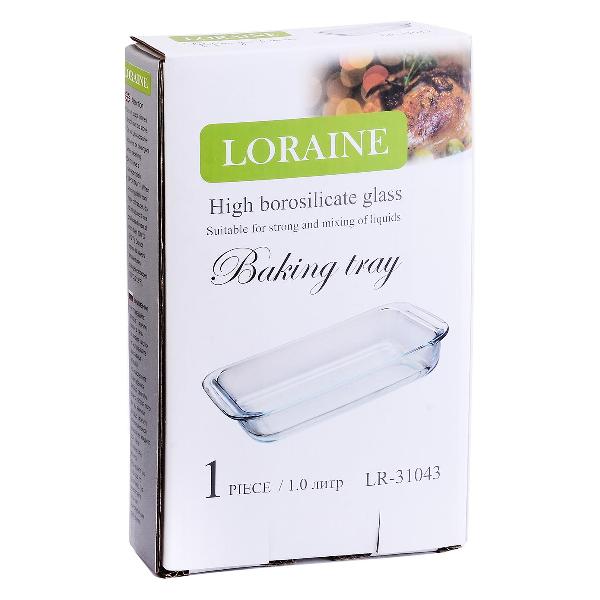 Форма для выпекания (стекло) Loraine 31043
